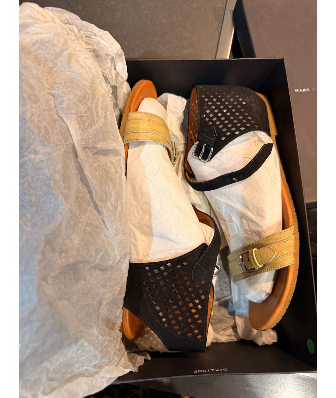 MARC BY MARC JACOBS Мульти замшевые сандалии, фото 5