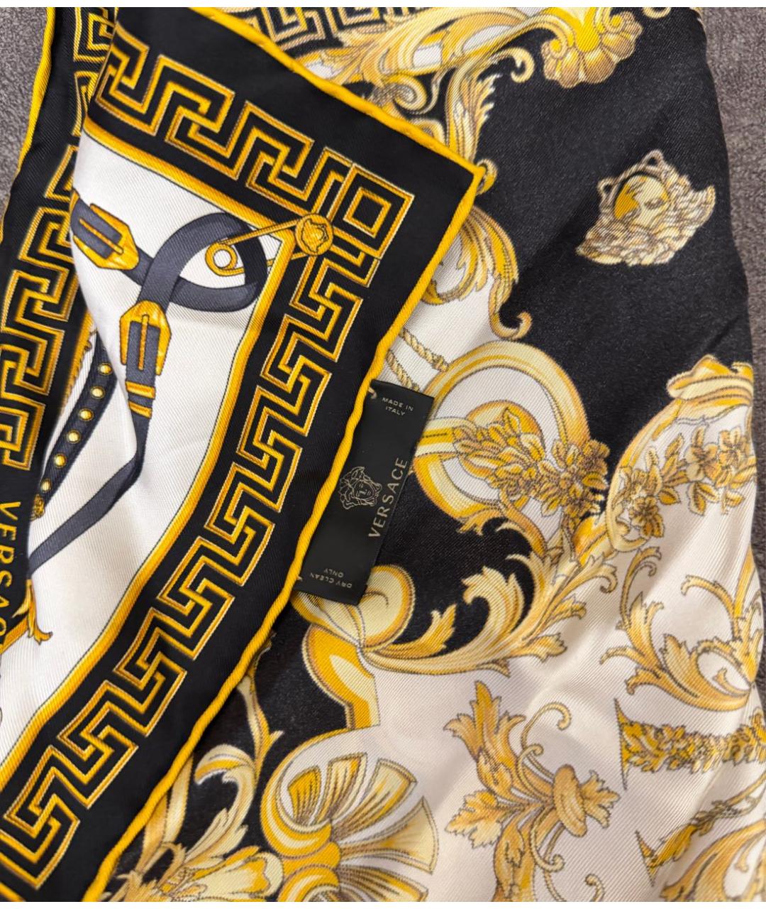 VERSACE Золотой платок, фото 2