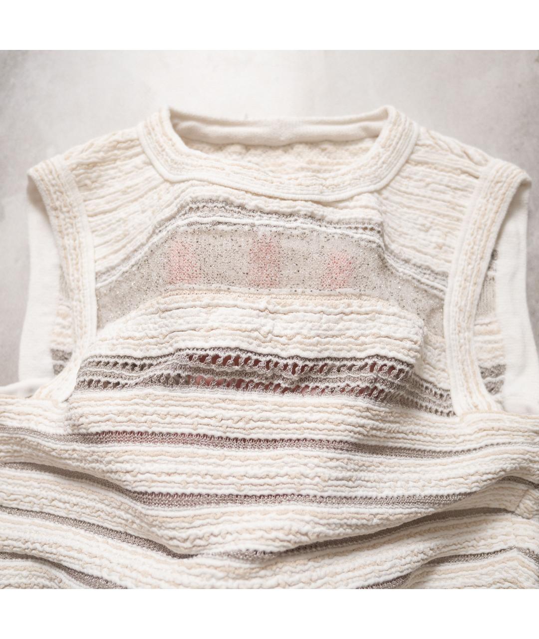 ALAIA Белая вискозная майка, фото 3