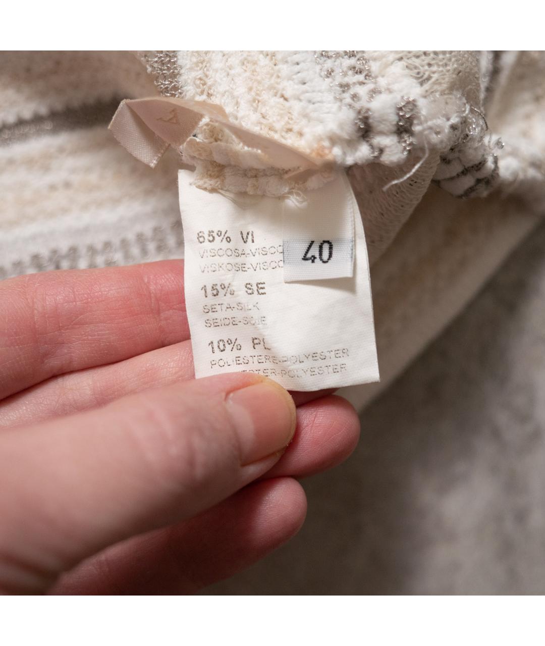 ALAIA Белая вискозная майка, фото 8