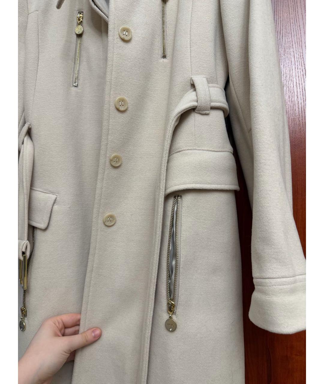 LIU JO Бежевое пальто, фото 5