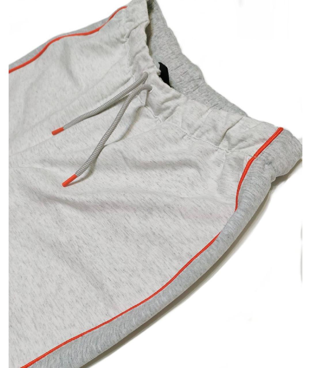 BOGNER Серые хлопковые брюки узкие, фото 5