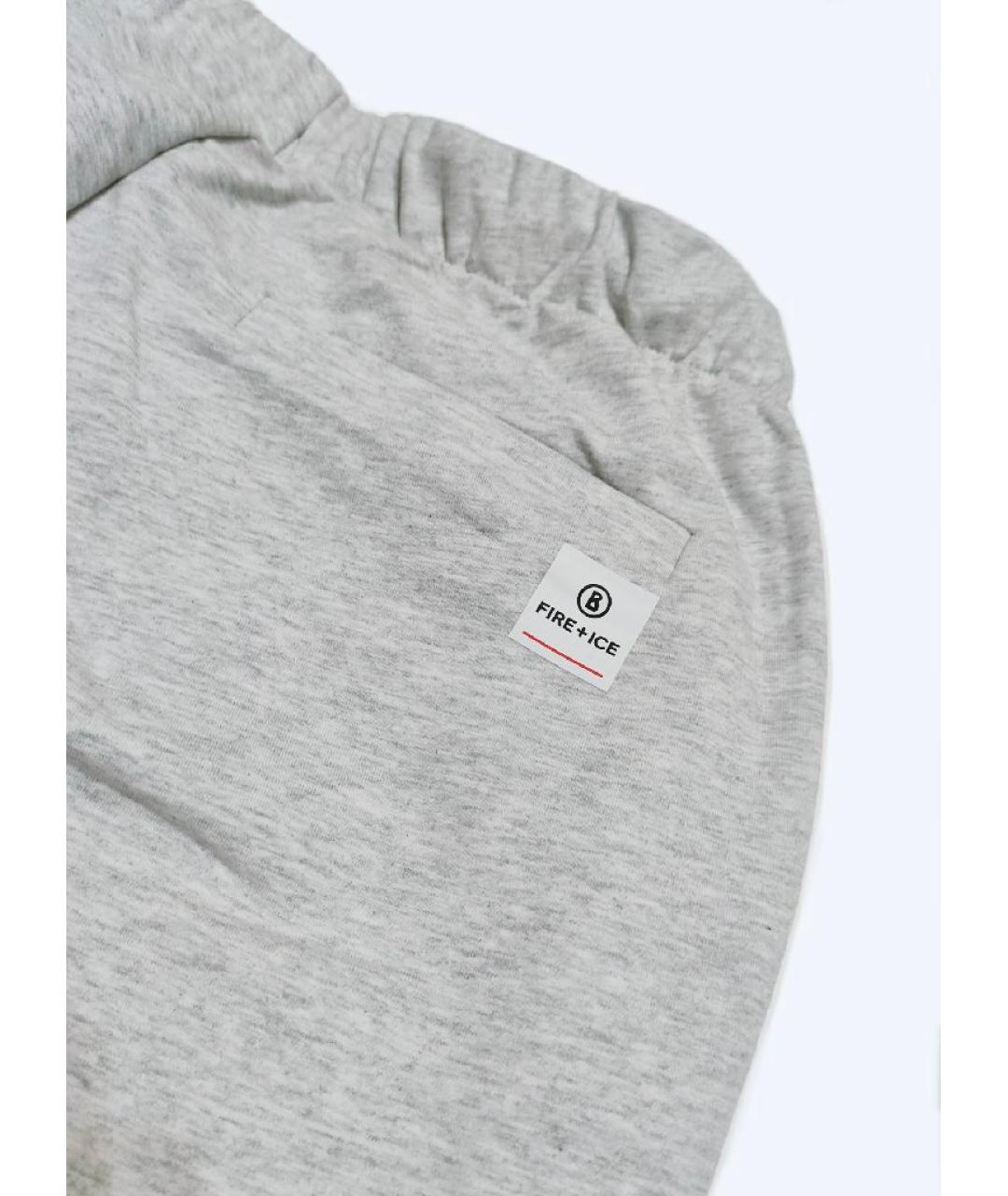 BOGNER Серые хлопковые брюки узкие, фото 6