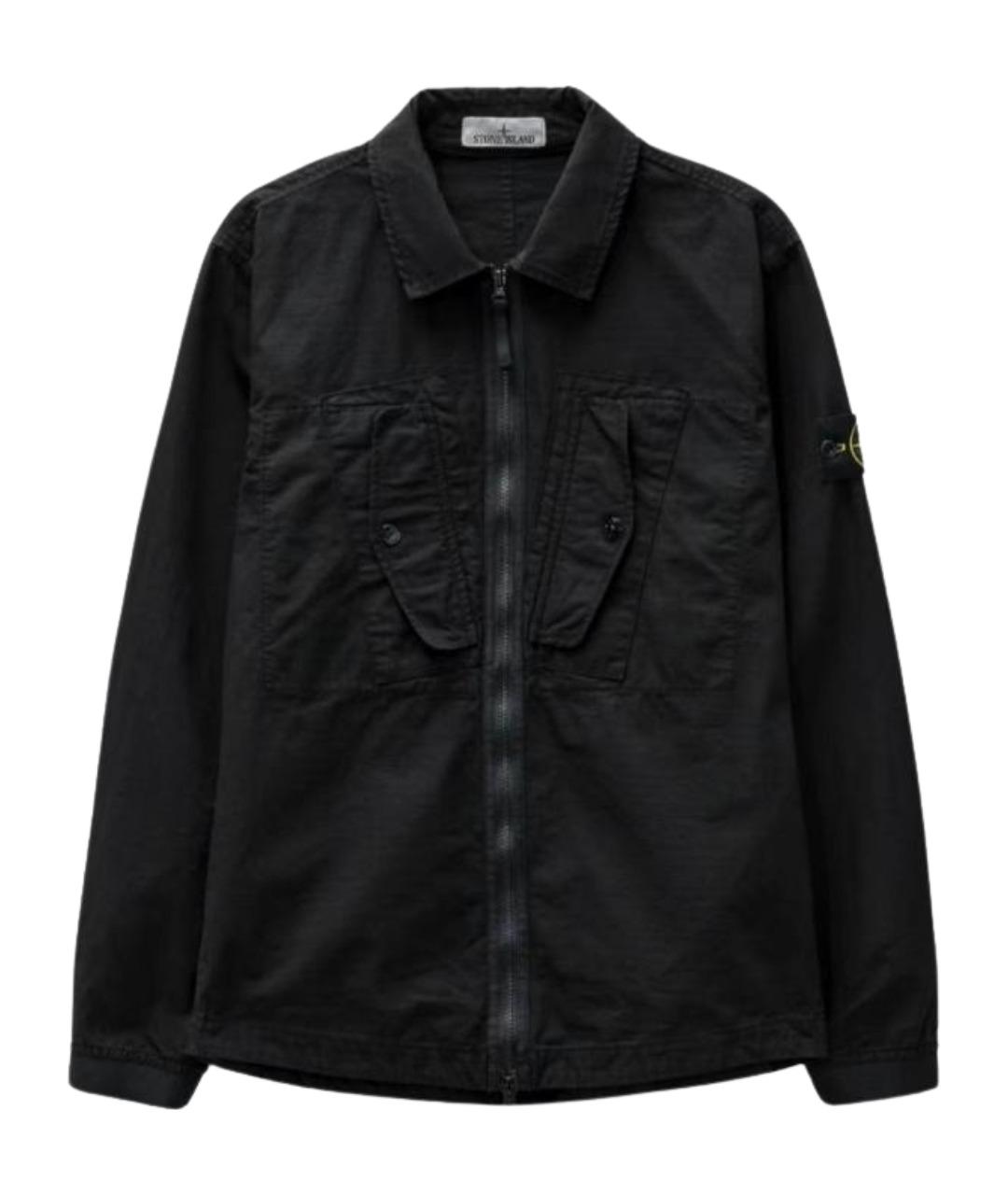 STONE ISLAND Черная куртка, фото 1