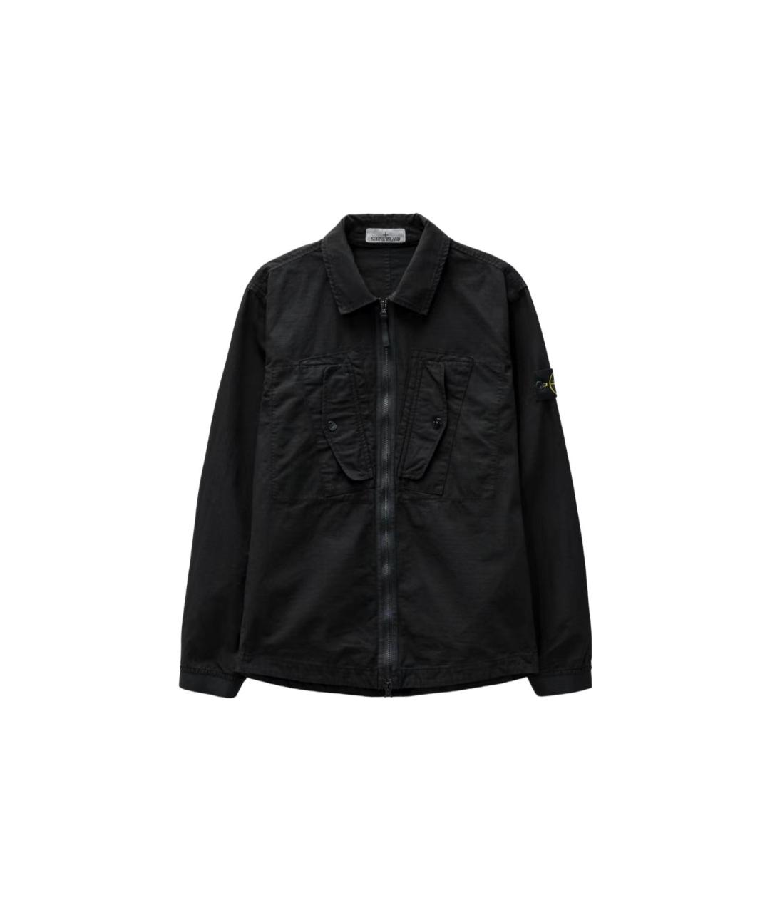 STONE ISLAND Черная куртка, фото 6