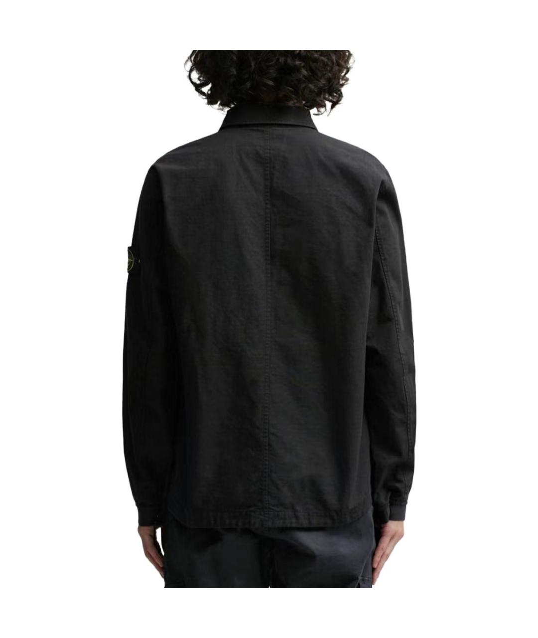 STONE ISLAND Черная куртка, фото 4