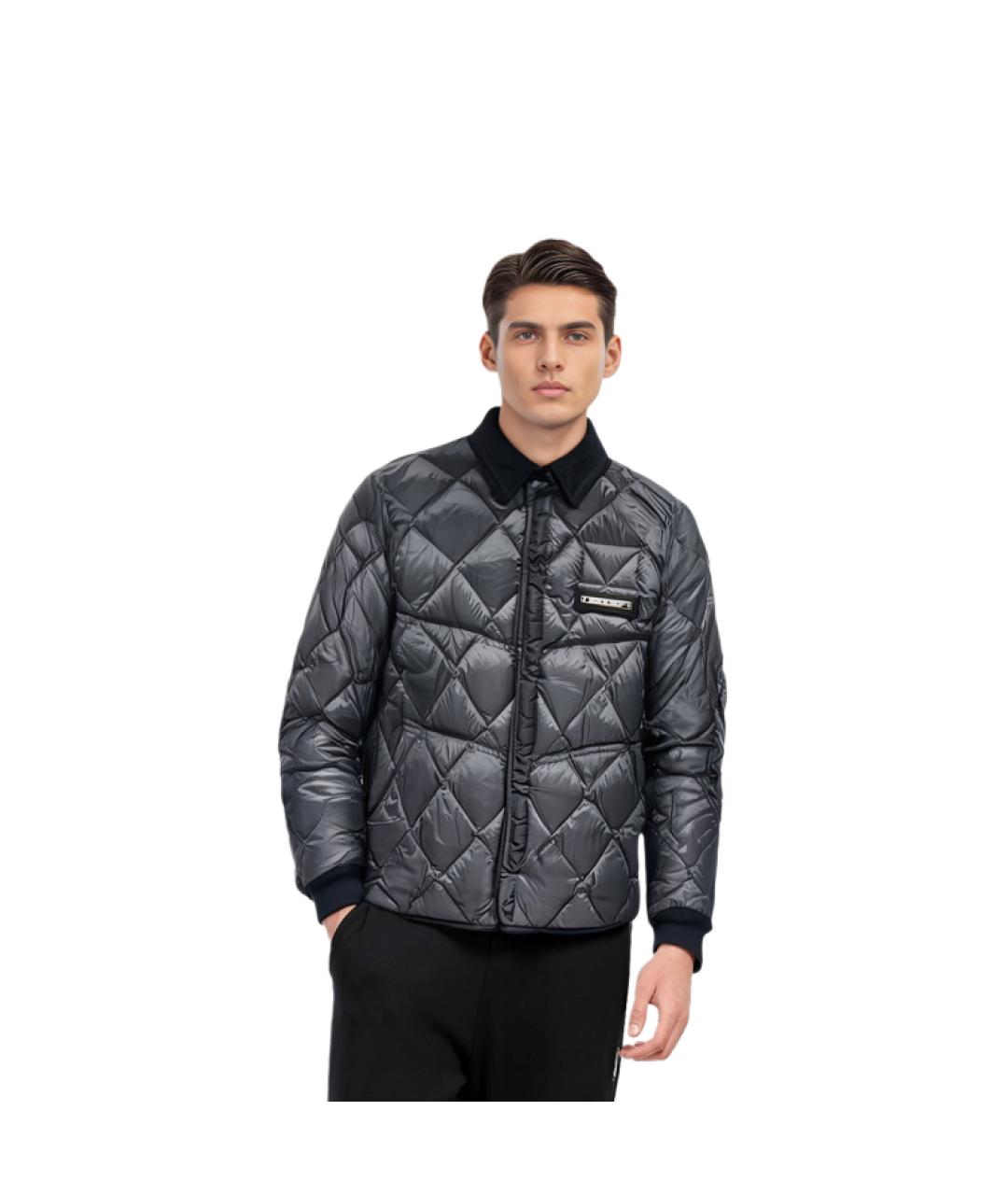 MONCLER Серая куртка, фото 5