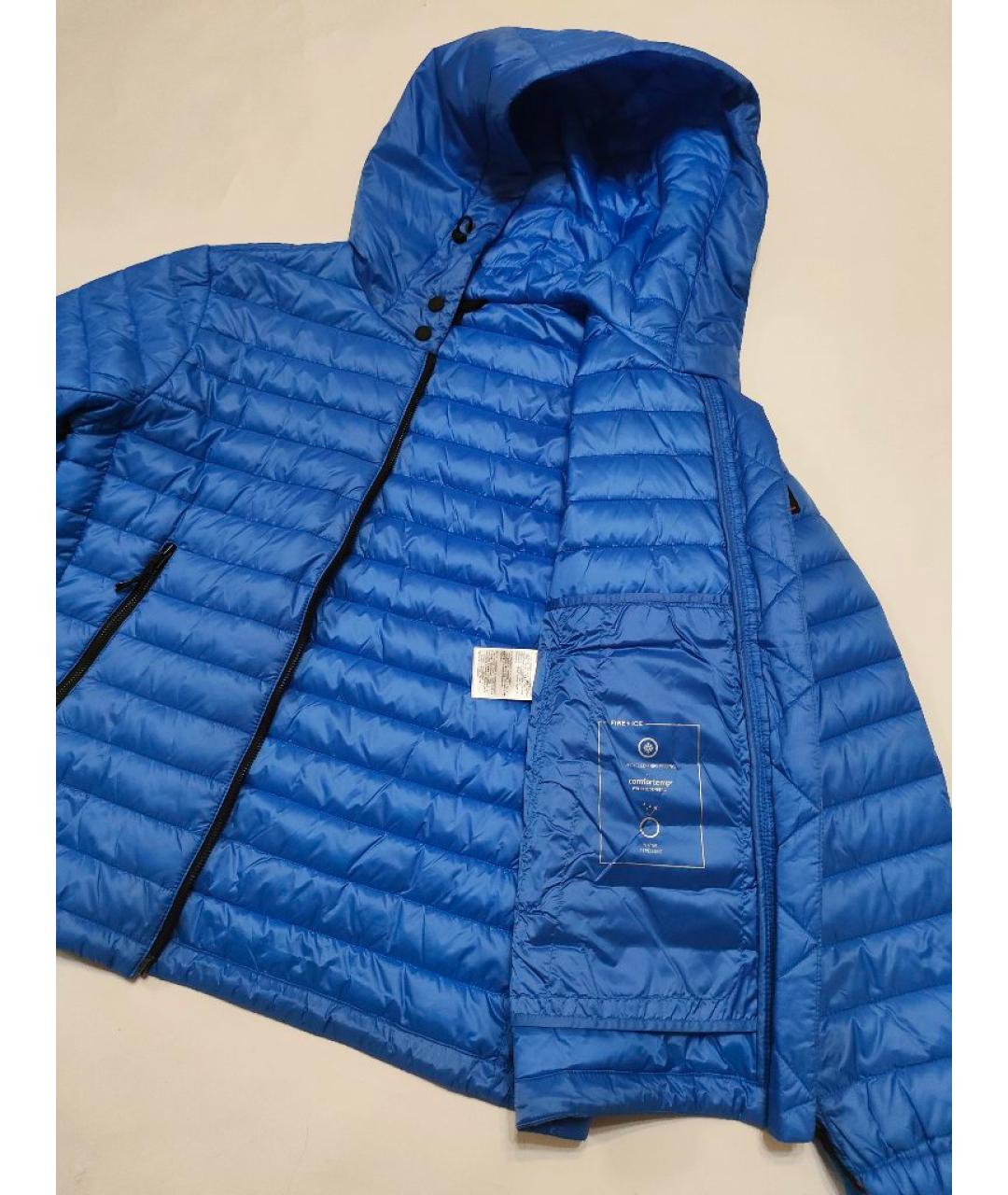 BOGNER Синий полиамидовый пуховик, фото 4