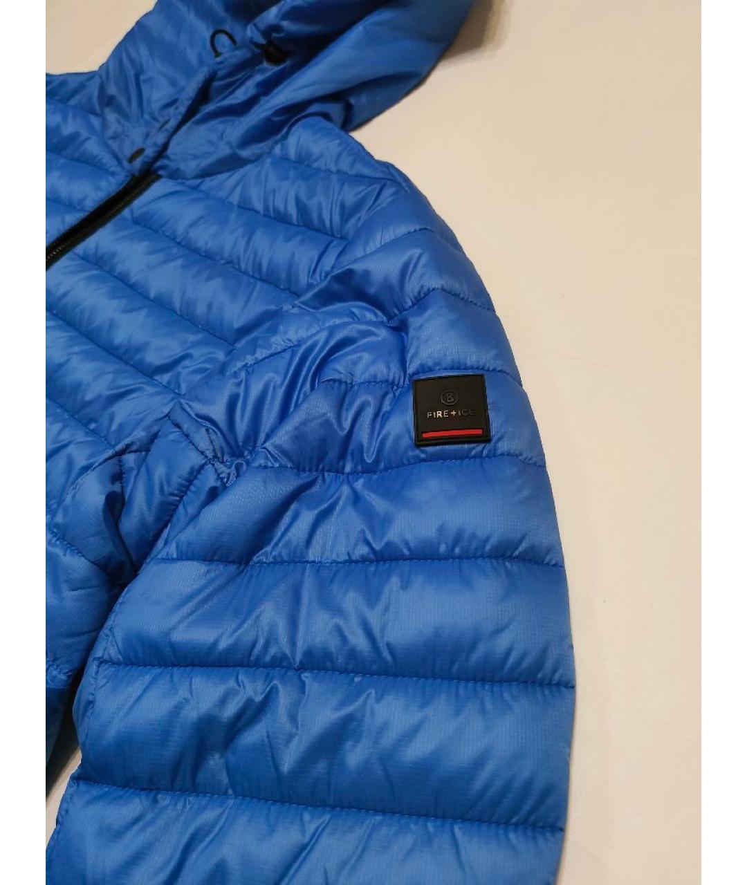 BOGNER Синий полиамидовый пуховик, фото 6