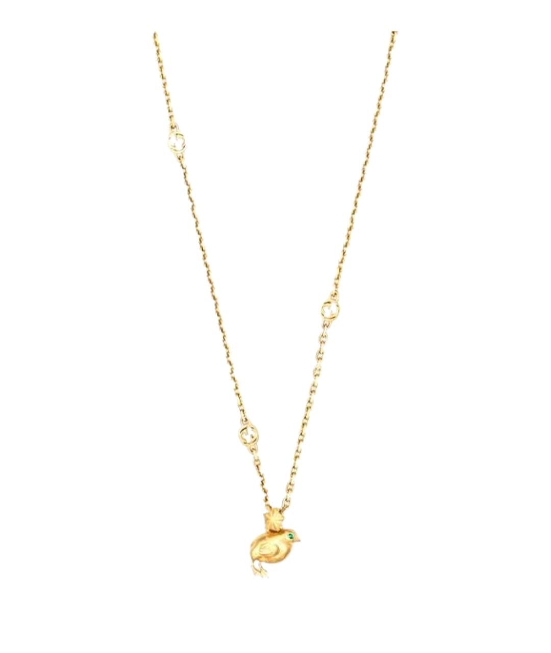 GUCCI Золотая металлическая подвеска, фото 1