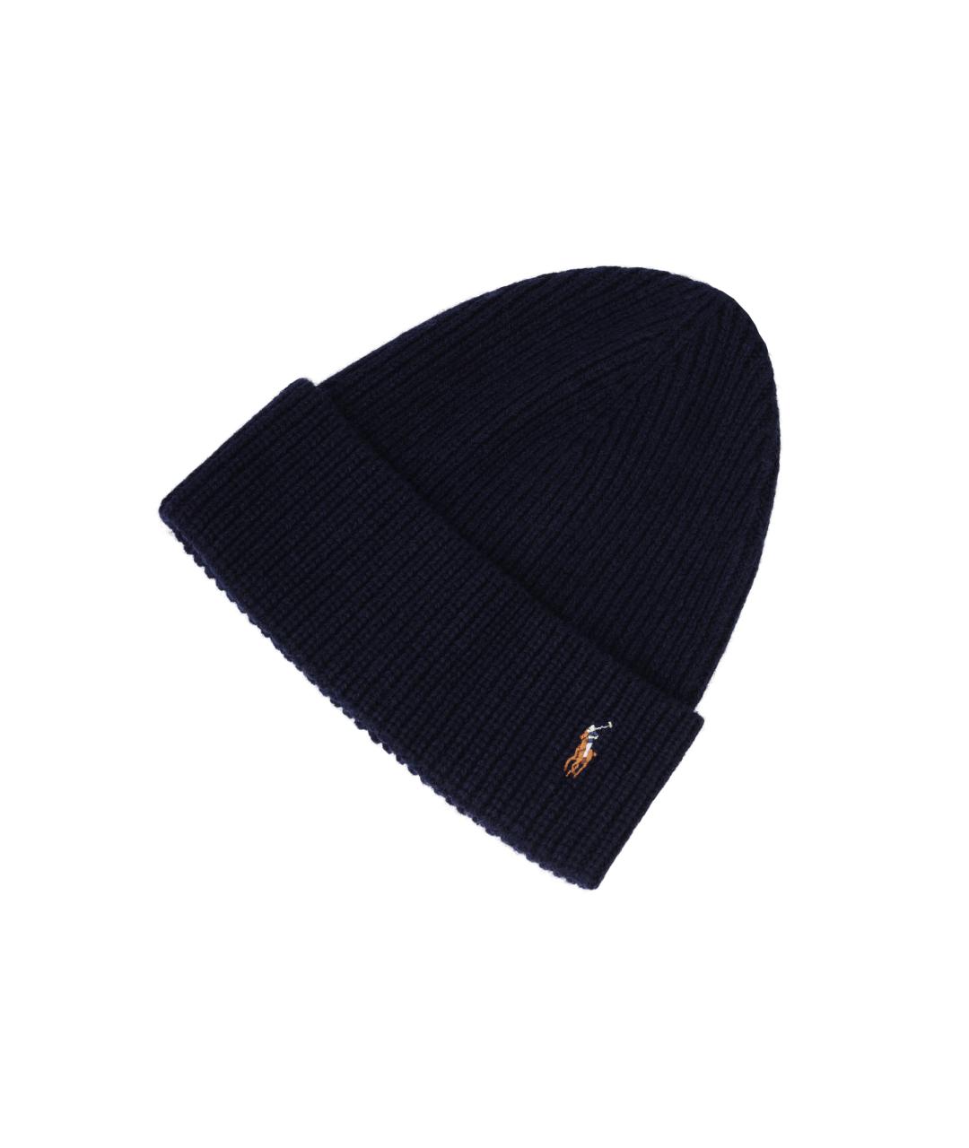 POLO RALPH LAUREN Темно-синяя шапка, фото 2