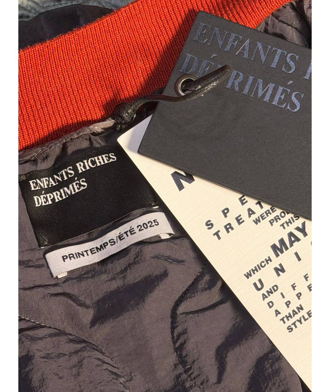Enfants Riches Déprimés Антрацитовая полиамидовая куртка, фото 5