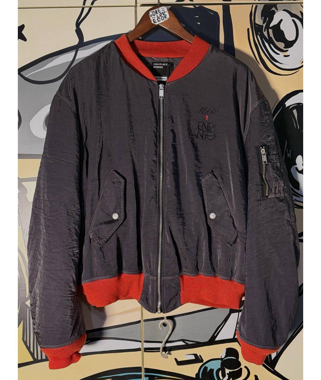 Enfants Riches Déprimés Антрацитовая полиамидовая куртка, фото 9