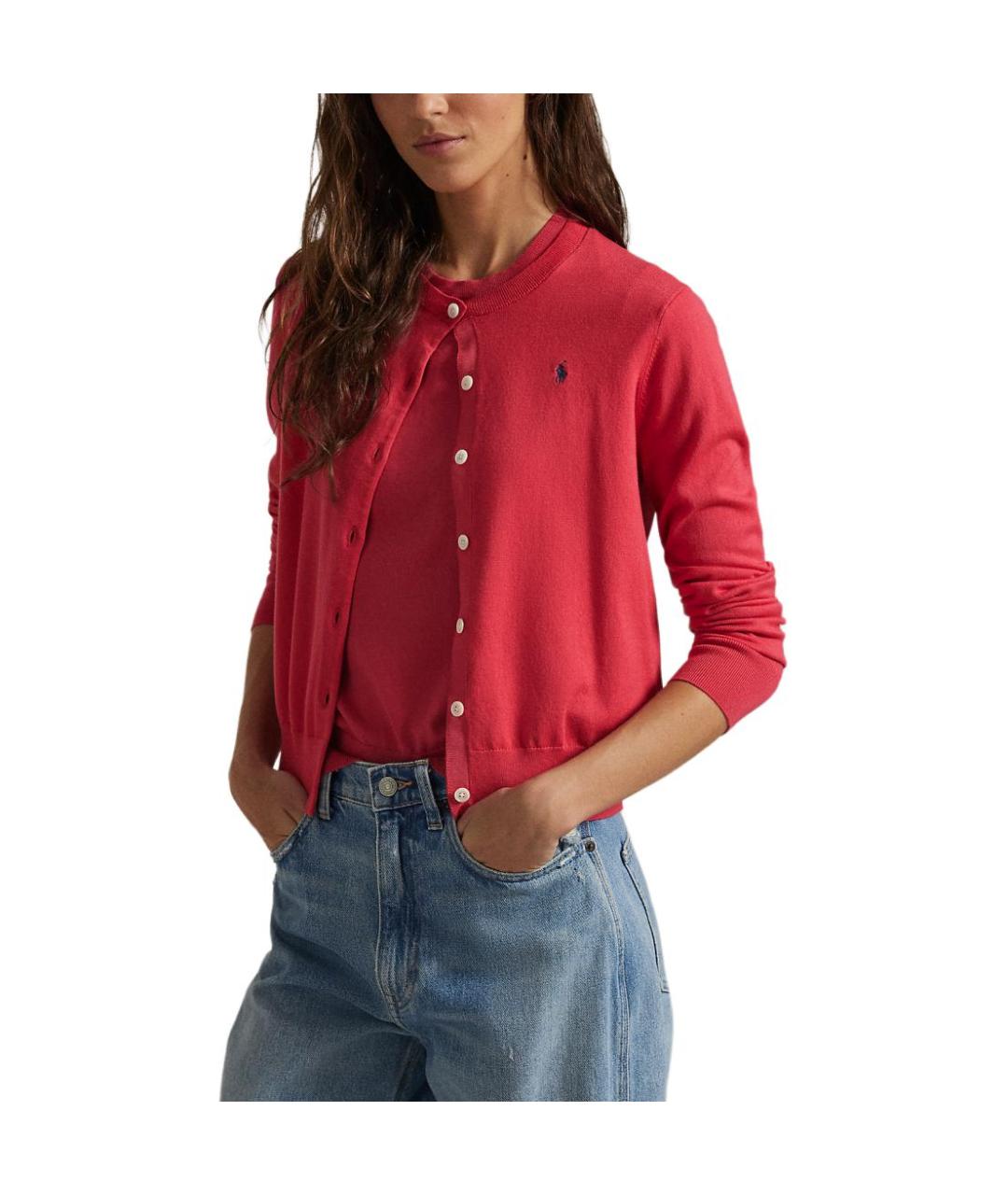 POLO RALPH LAUREN Красный кардиган, фото 4