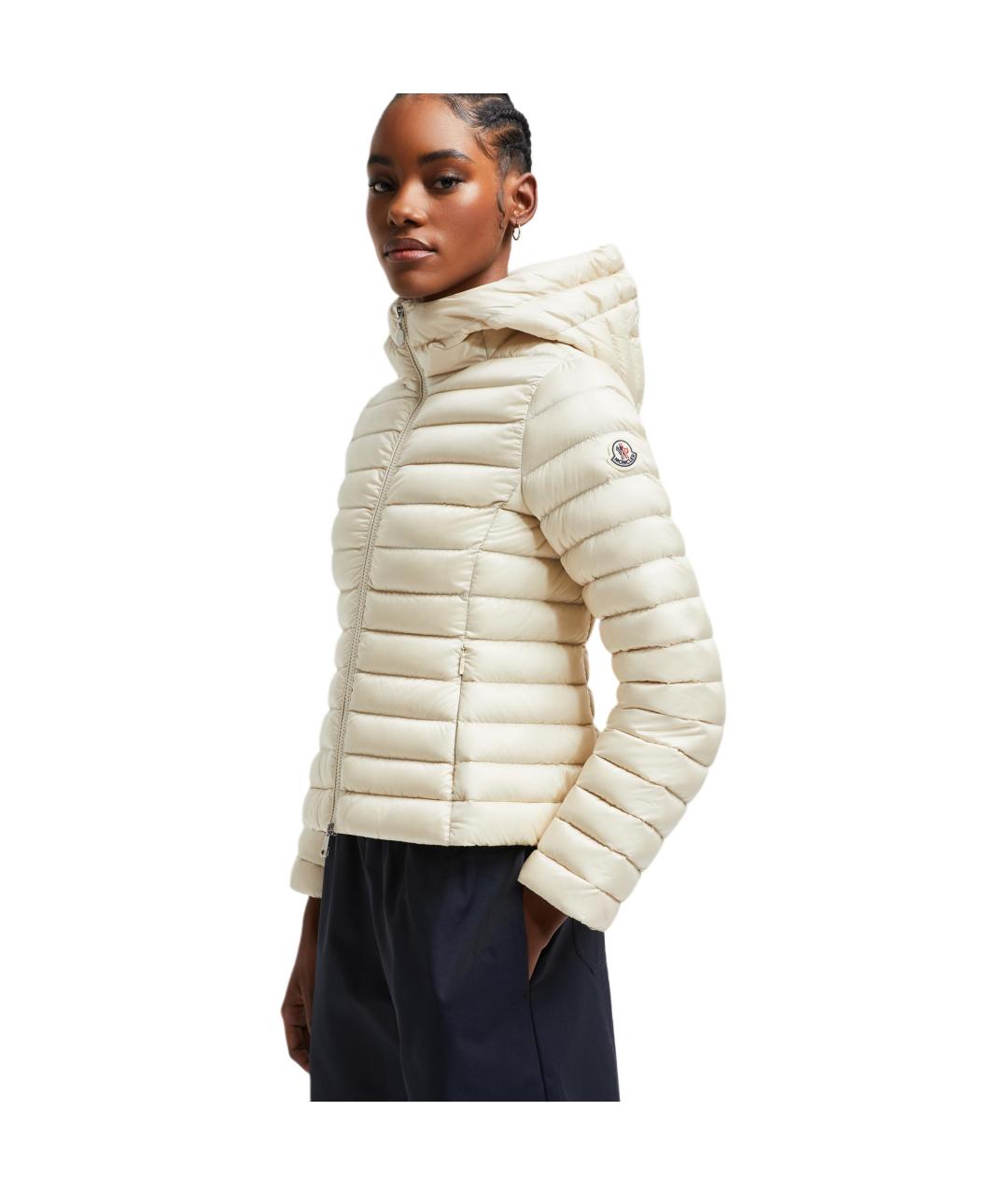 MONCLER Бежевый пуховик, фото 4