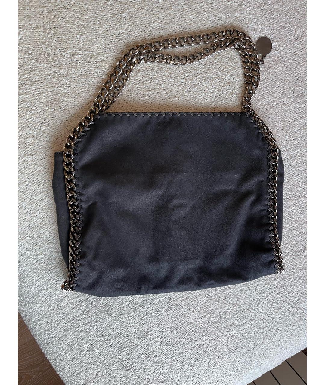 STELLA MCCARTNEY Темно-синяя сумка через плечо из искусственной кожи, фото 2