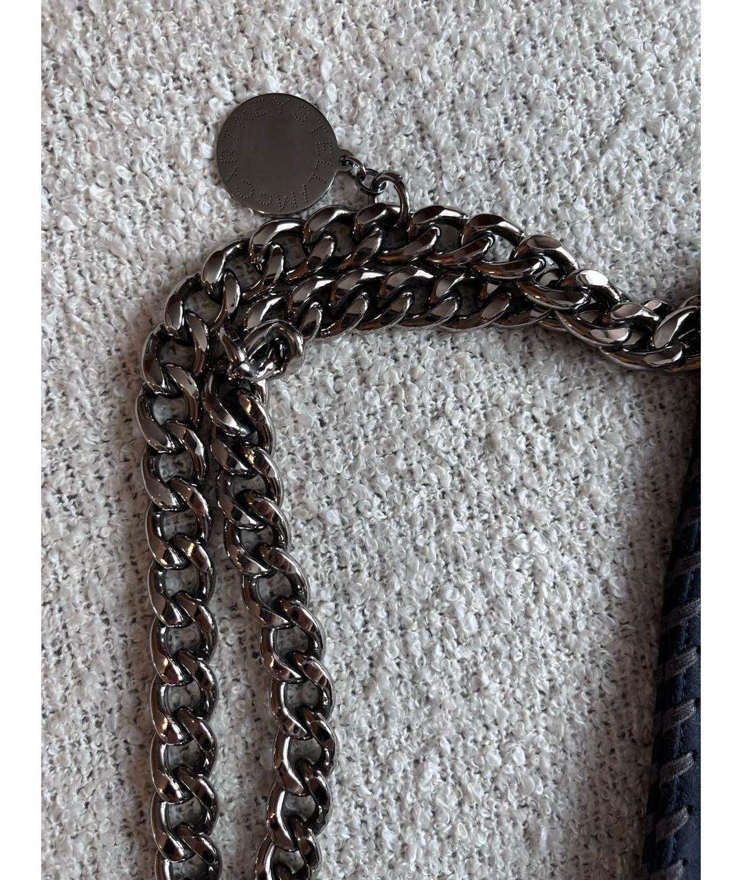 STELLA MCCARTNEY Темно-синяя сумка через плечо из искусственной кожи, фото 3