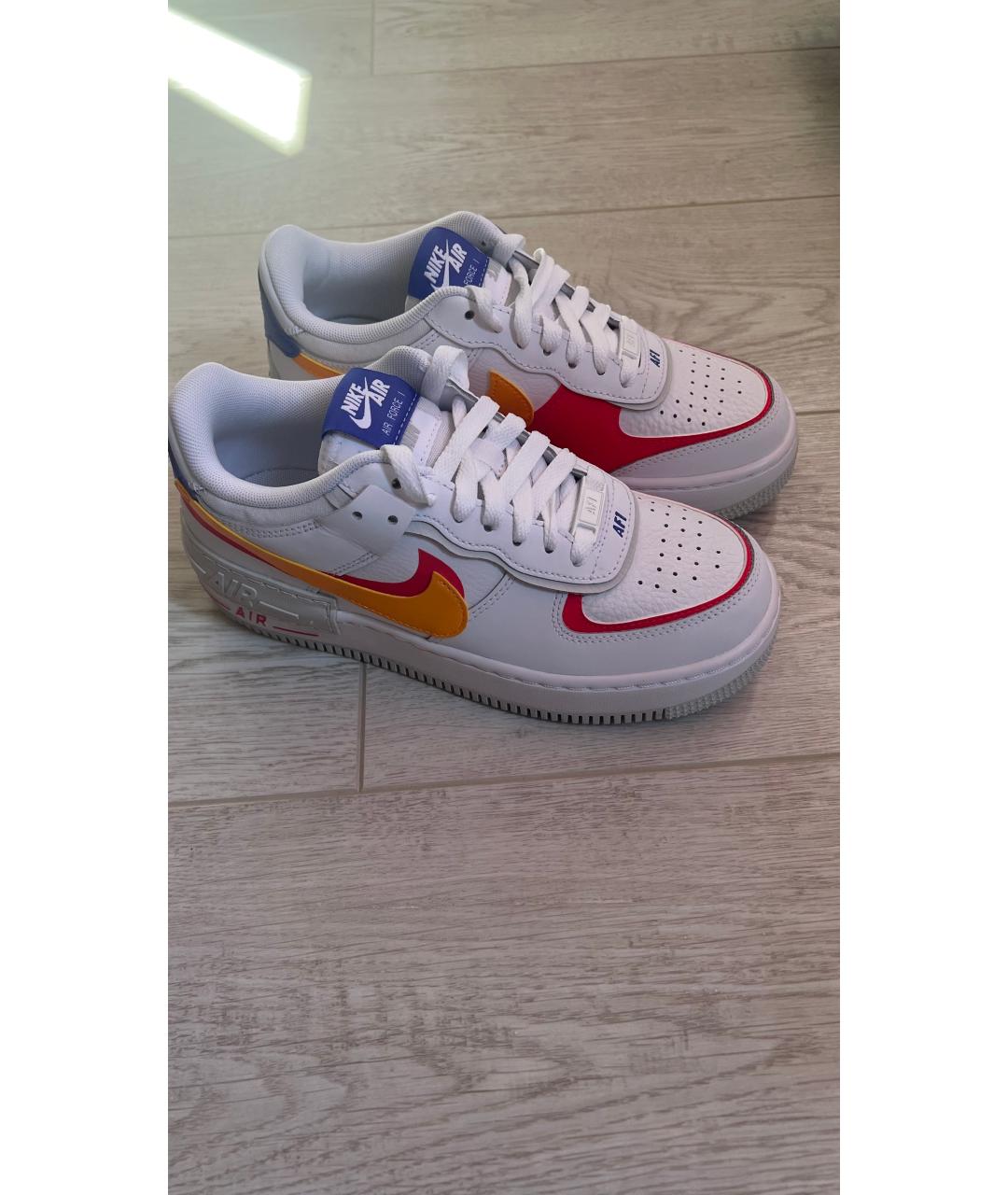 NIKE Мульти кожаные кроссовки, фото 4