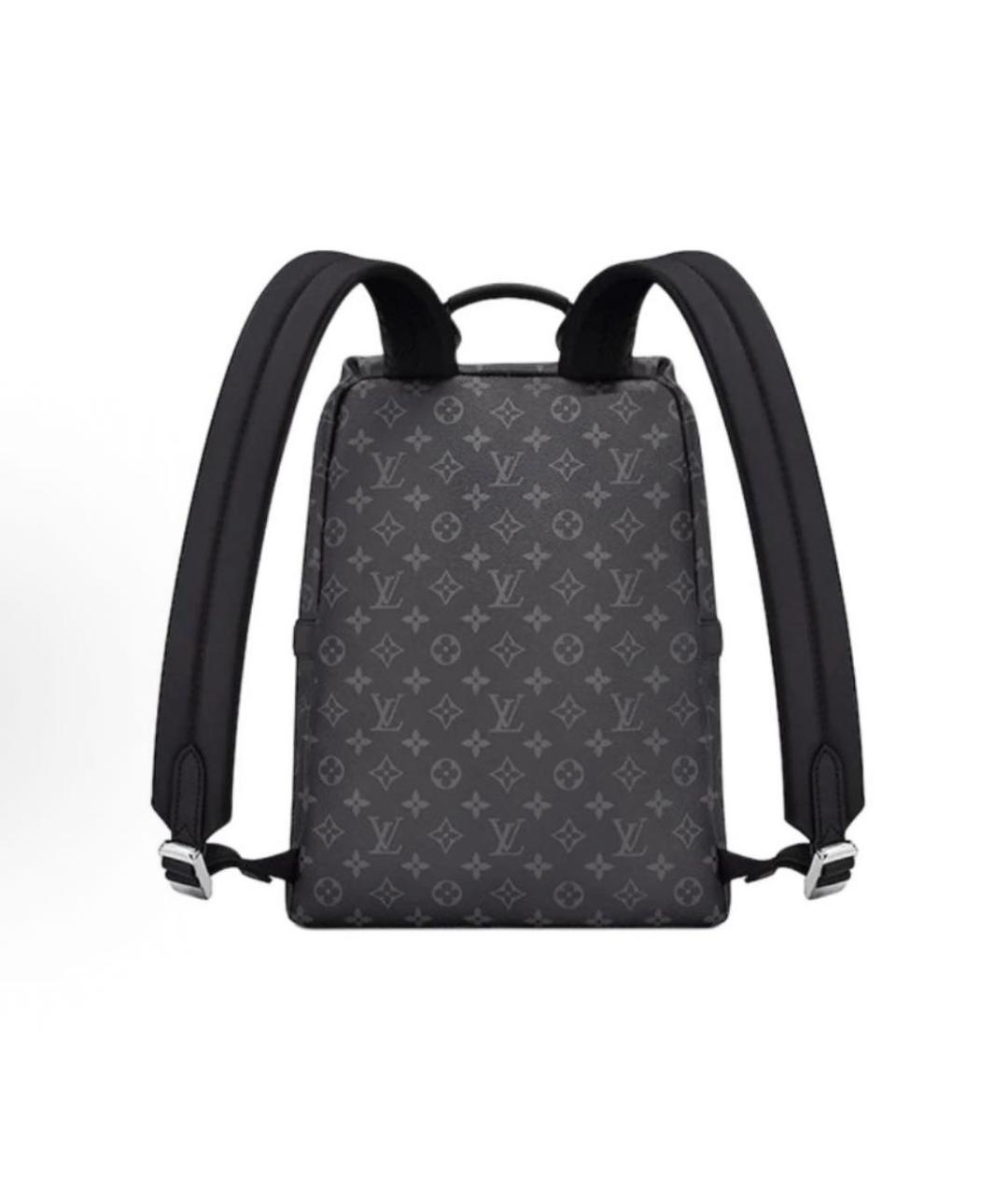 LOUIS VUITTON Антрацитовый рюкзак, фото 3