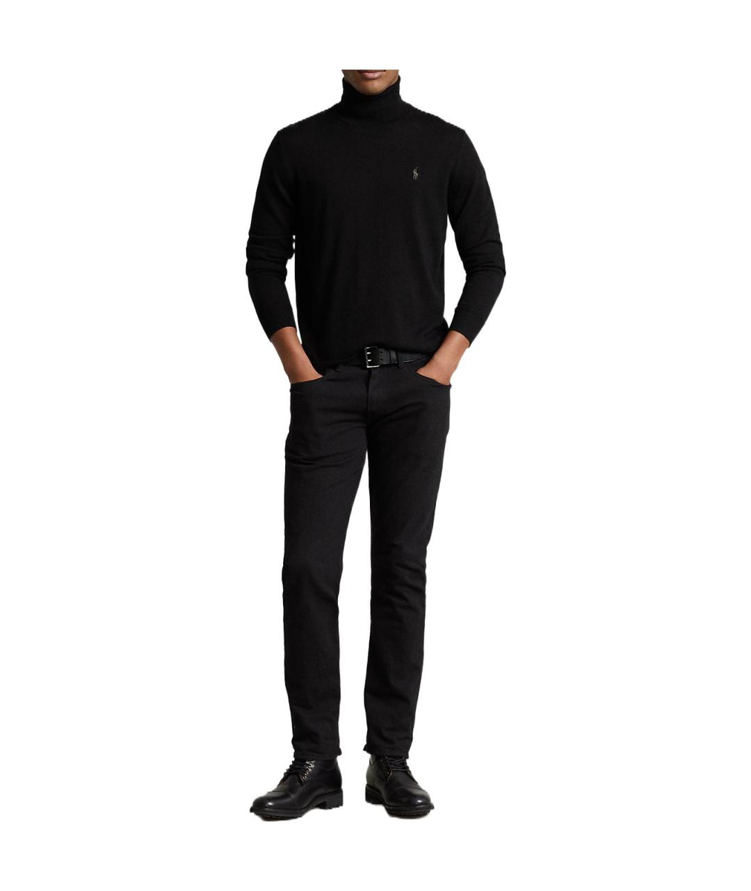 POLO RALPH LAUREN Черный джемпер / свитер, фото 2