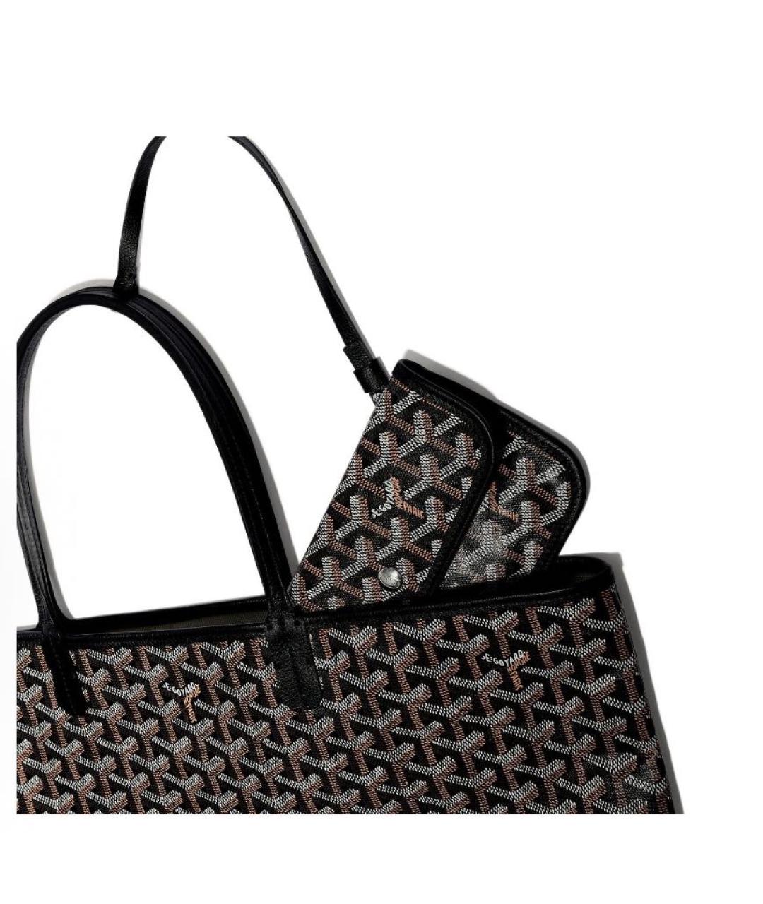 GOYARD Черная сумка тоут, фото 4