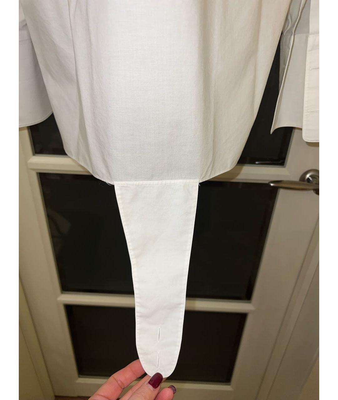 ZILLI Белая хлопковая классическая рубашка, фото 4