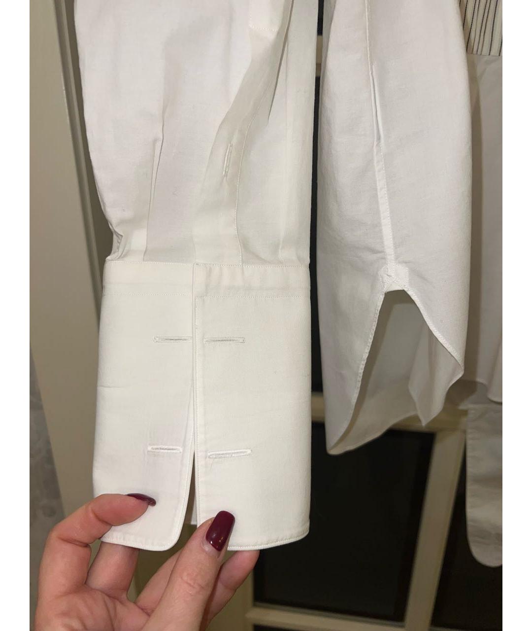 ZILLI Белая хлопковая классическая рубашка, фото 3