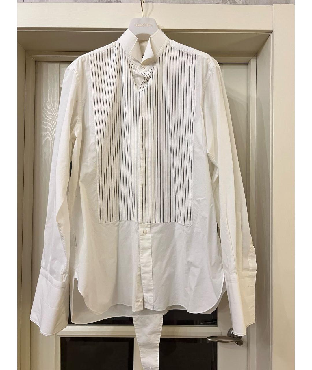 ZILLI Белая хлопковая классическая рубашка, фото 2