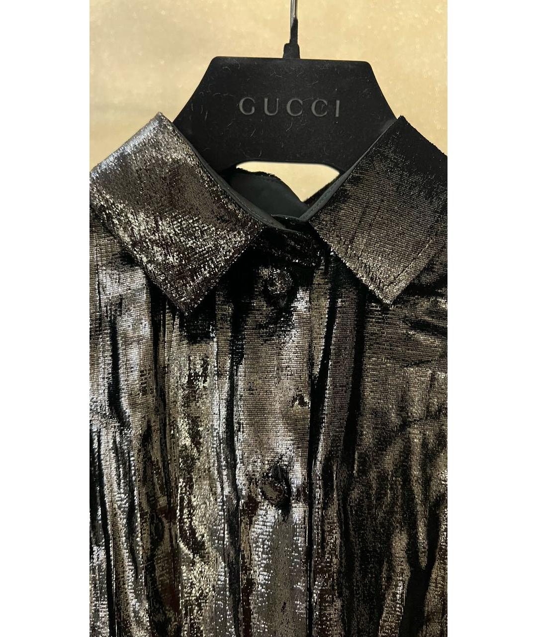 GUCCI Черная блузы, фото 4