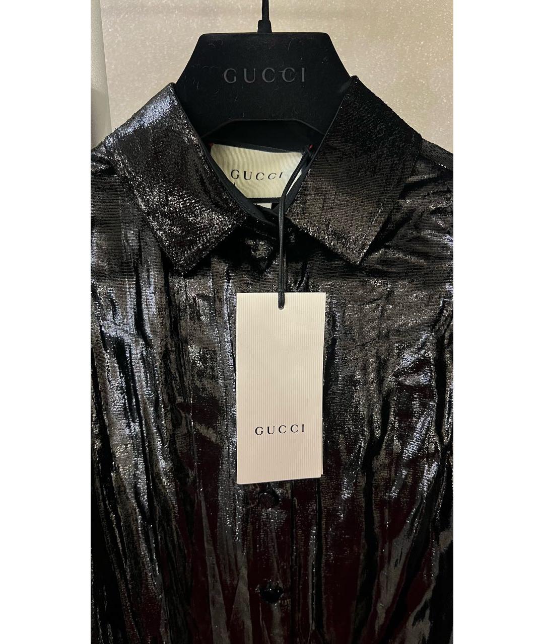 GUCCI Черная блузы, фото 3