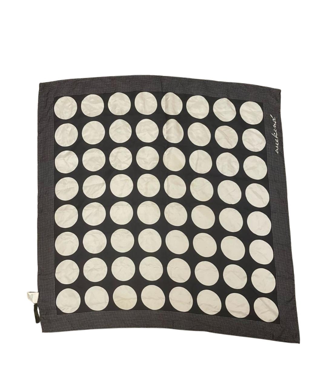 WEEKEND MAX MARA Темно-синий шелковый платок, фото 1