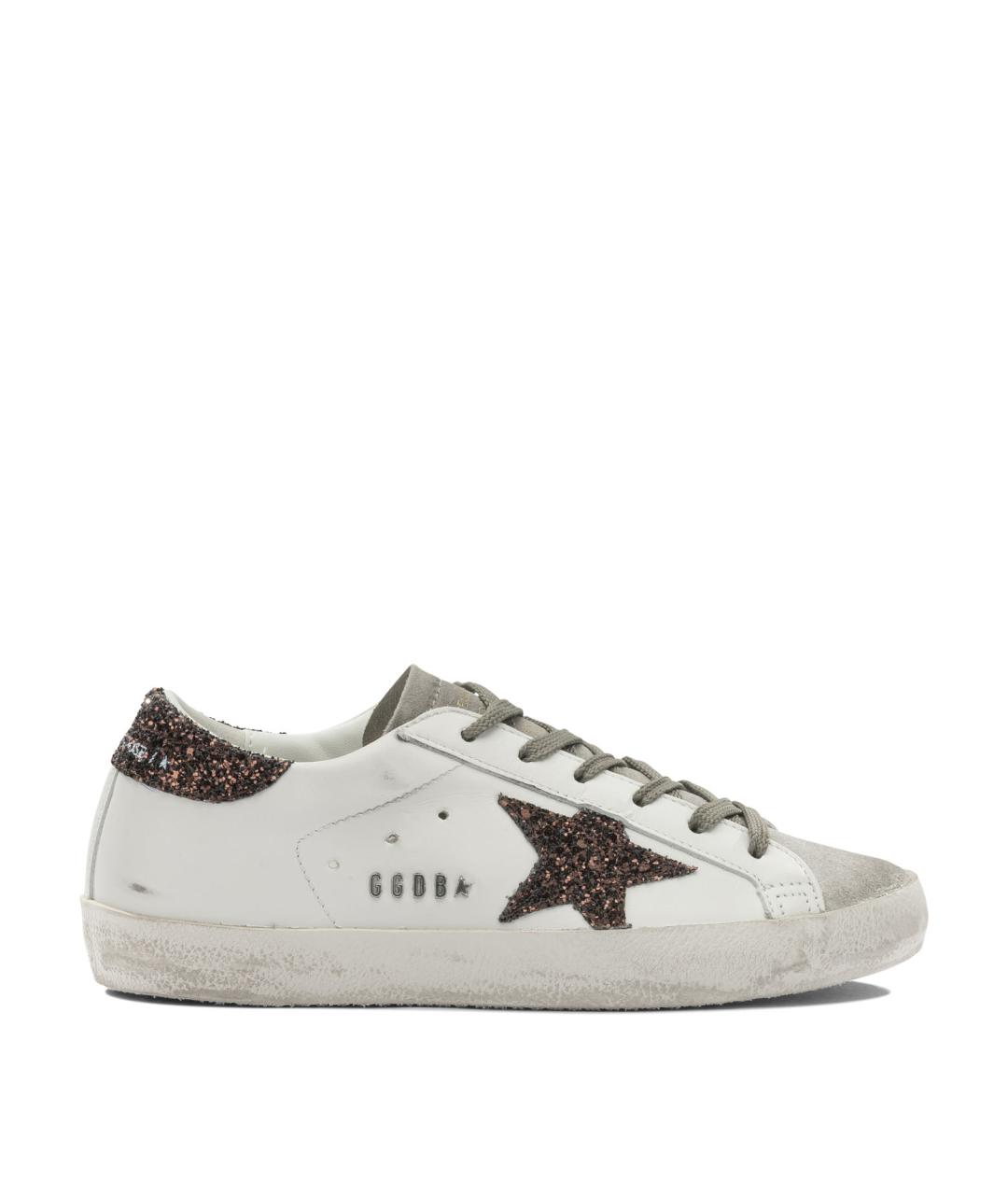 GOLDEN GOOSE DELUXE BRAND Белые кожаные кеды, фото 1