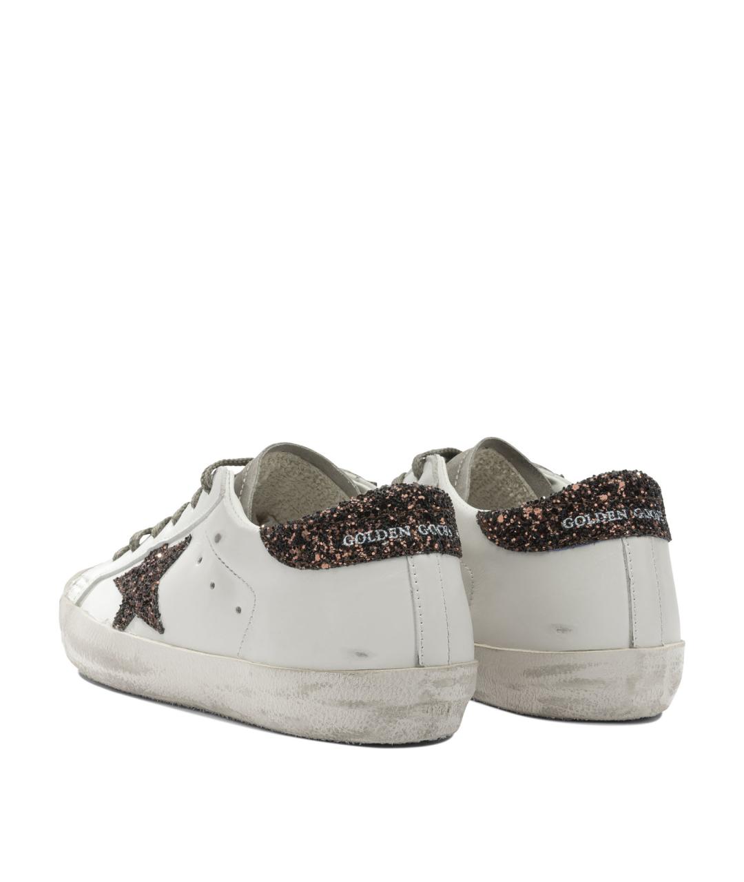 GOLDEN GOOSE DELUXE BRAND Белые кожаные кеды, фото 3