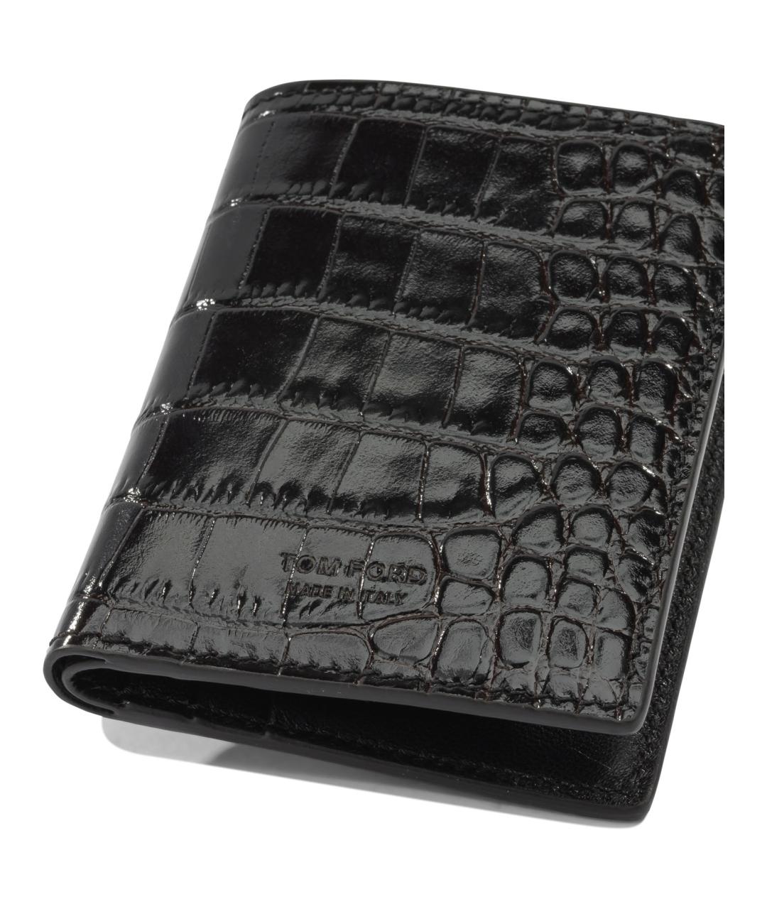 TOM FORD Коричневый кожаный кардхолдер, фото 4