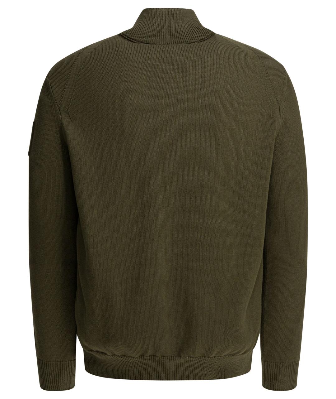 MONCLER Зеленый полиамидовый кардиган, фото 2