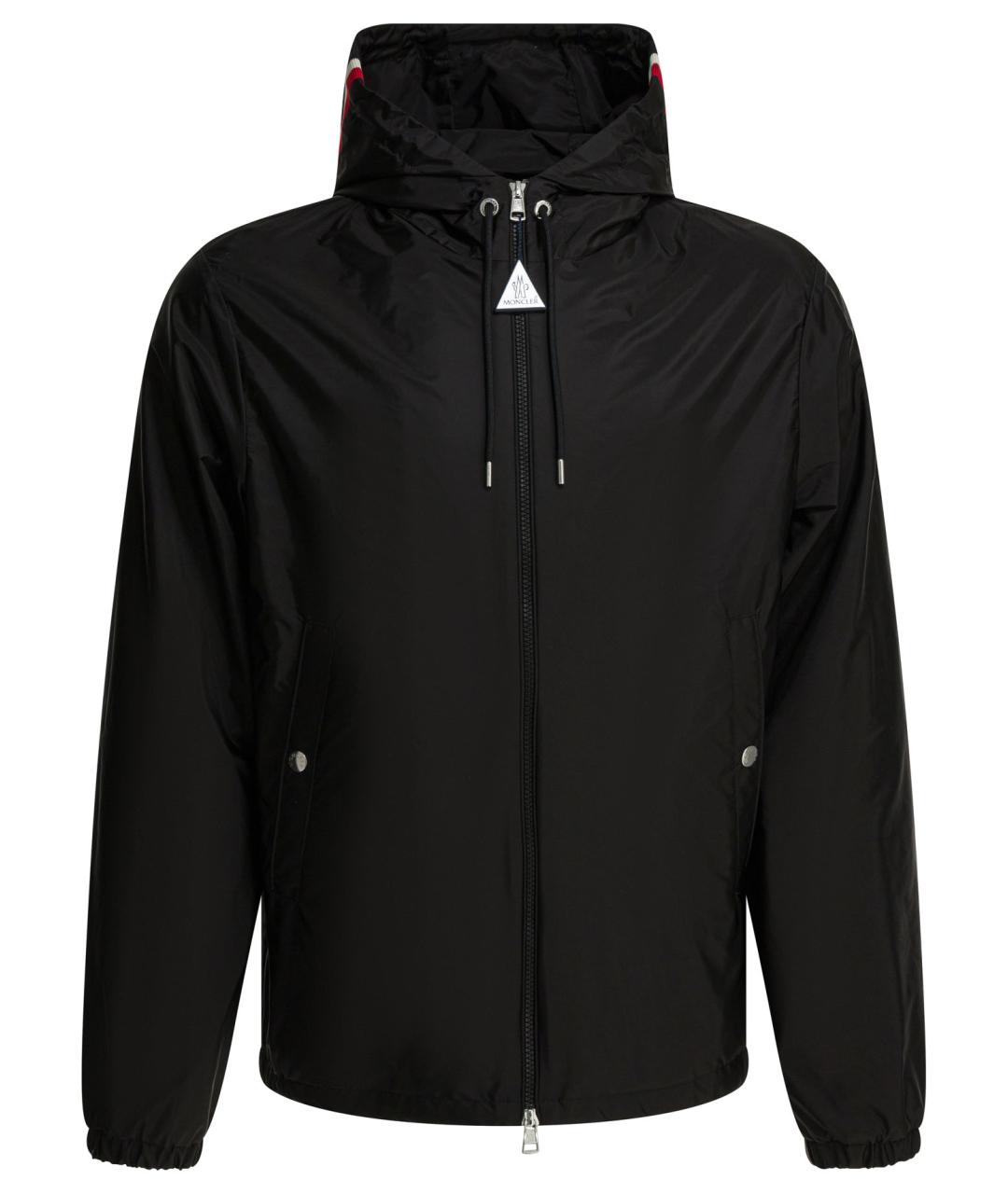 MONCLER Черная полиамидовая куртка, фото 1