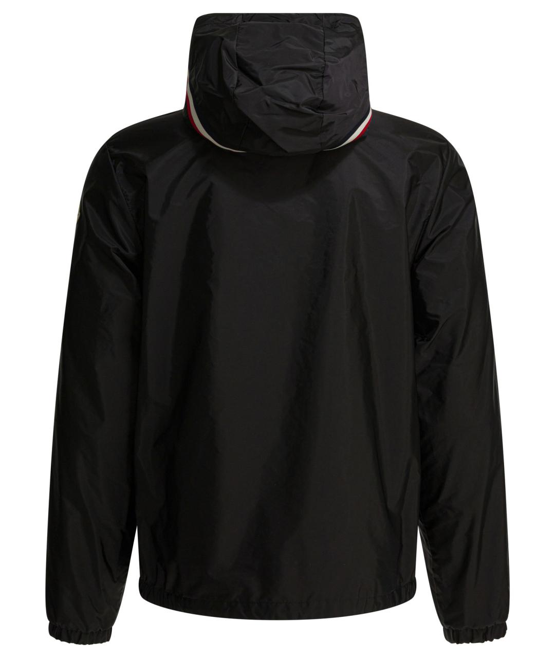 MONCLER Черная полиамидовая куртка, фото 2