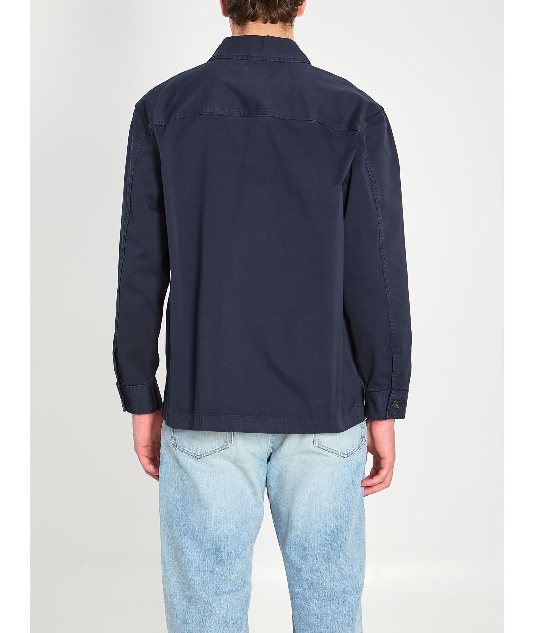 SAINT LAURENT Синяя хлопковая куртка, фото 5