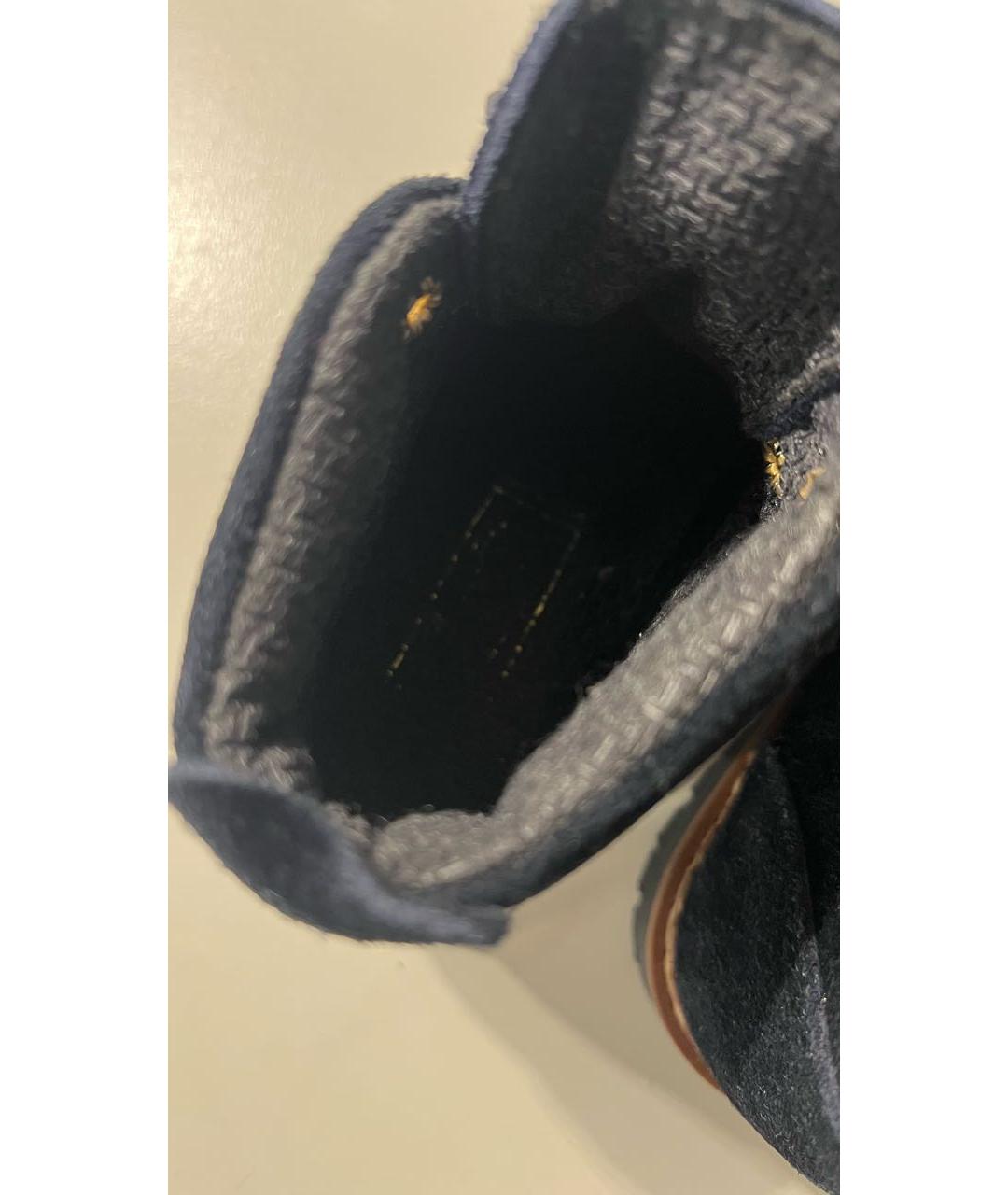 MONNALISA Темно-синие замшевые ботинки, фото 6