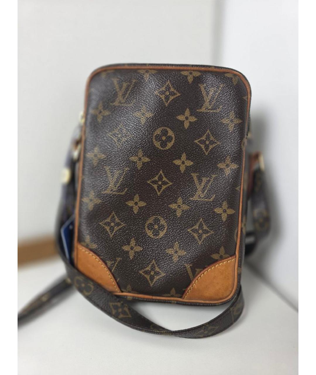 LOUIS VUITTON Коричневая сумка на плечо, фото 3