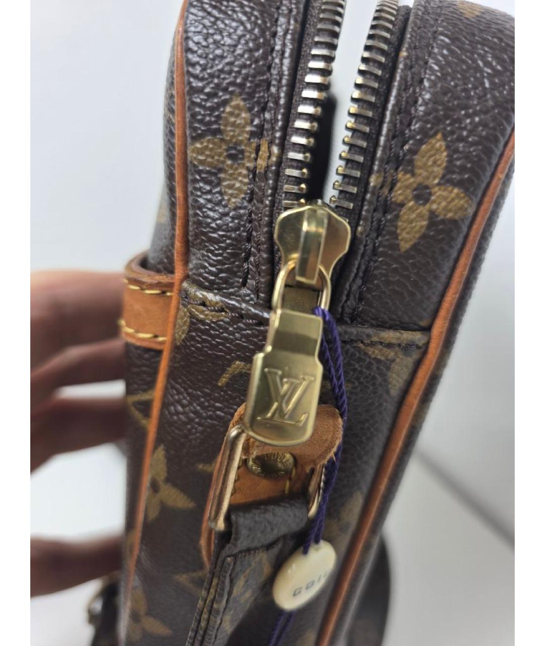 LOUIS VUITTON Коричневая сумка на плечо, фото 7