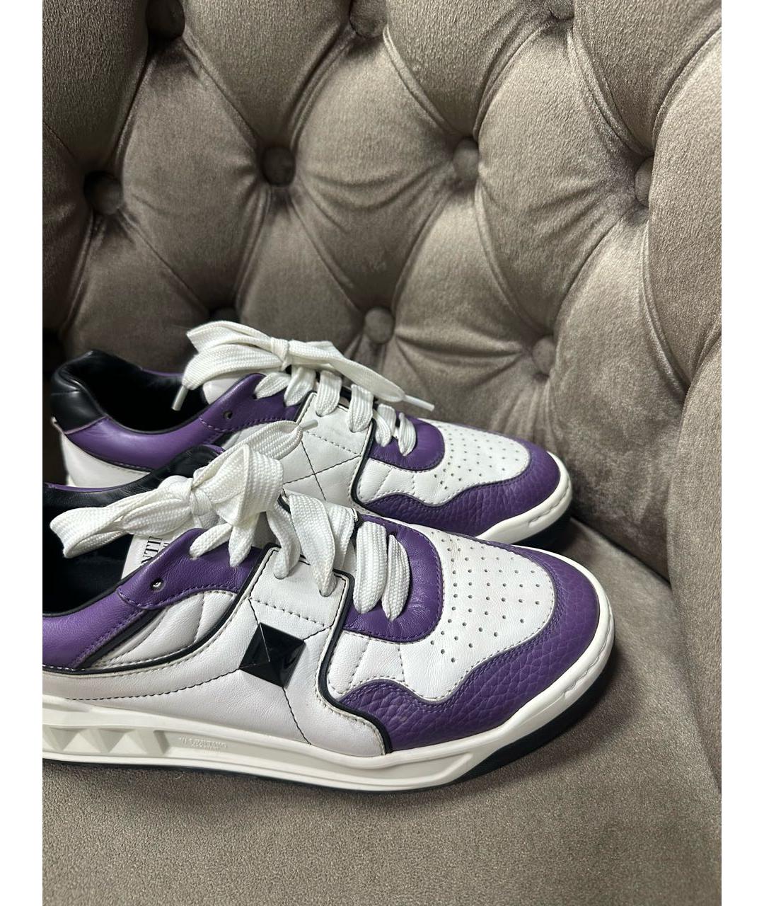 VALENTINO Мульти кожаные кроссовки, фото 2