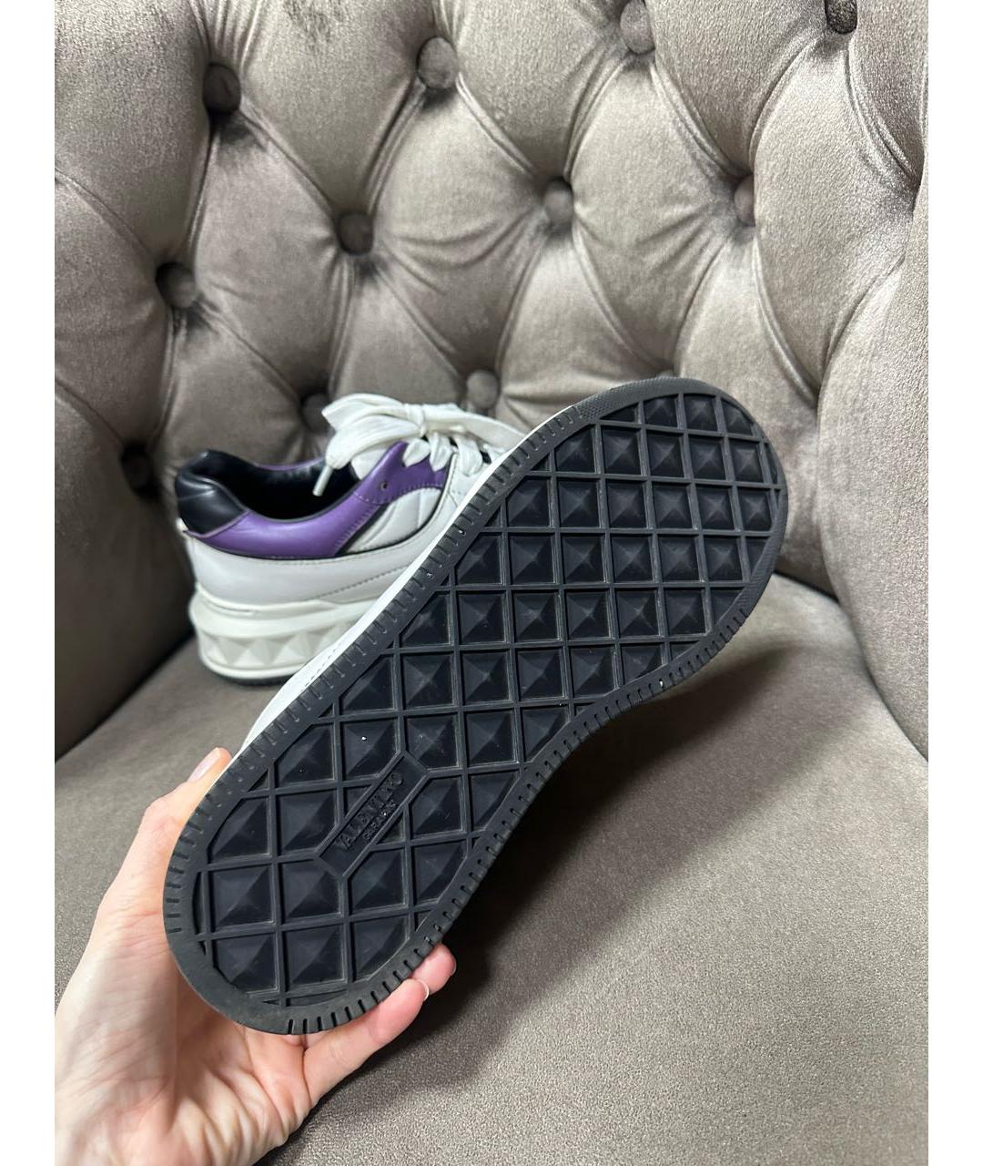 VALENTINO Мульти кожаные кроссовки, фото 3