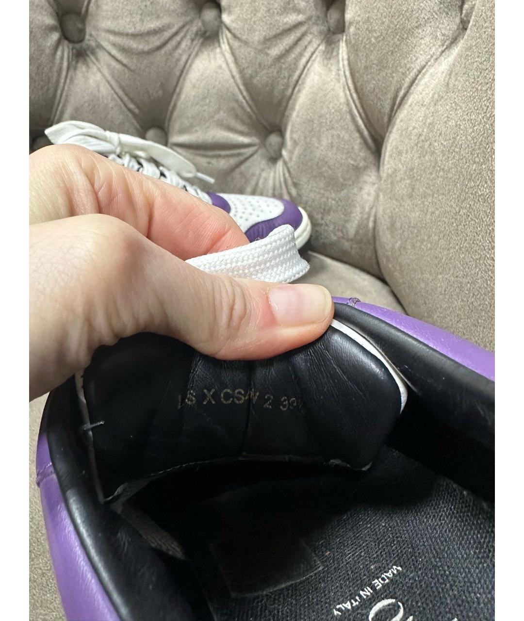 VALENTINO Мульти кожаные кроссовки, фото 4