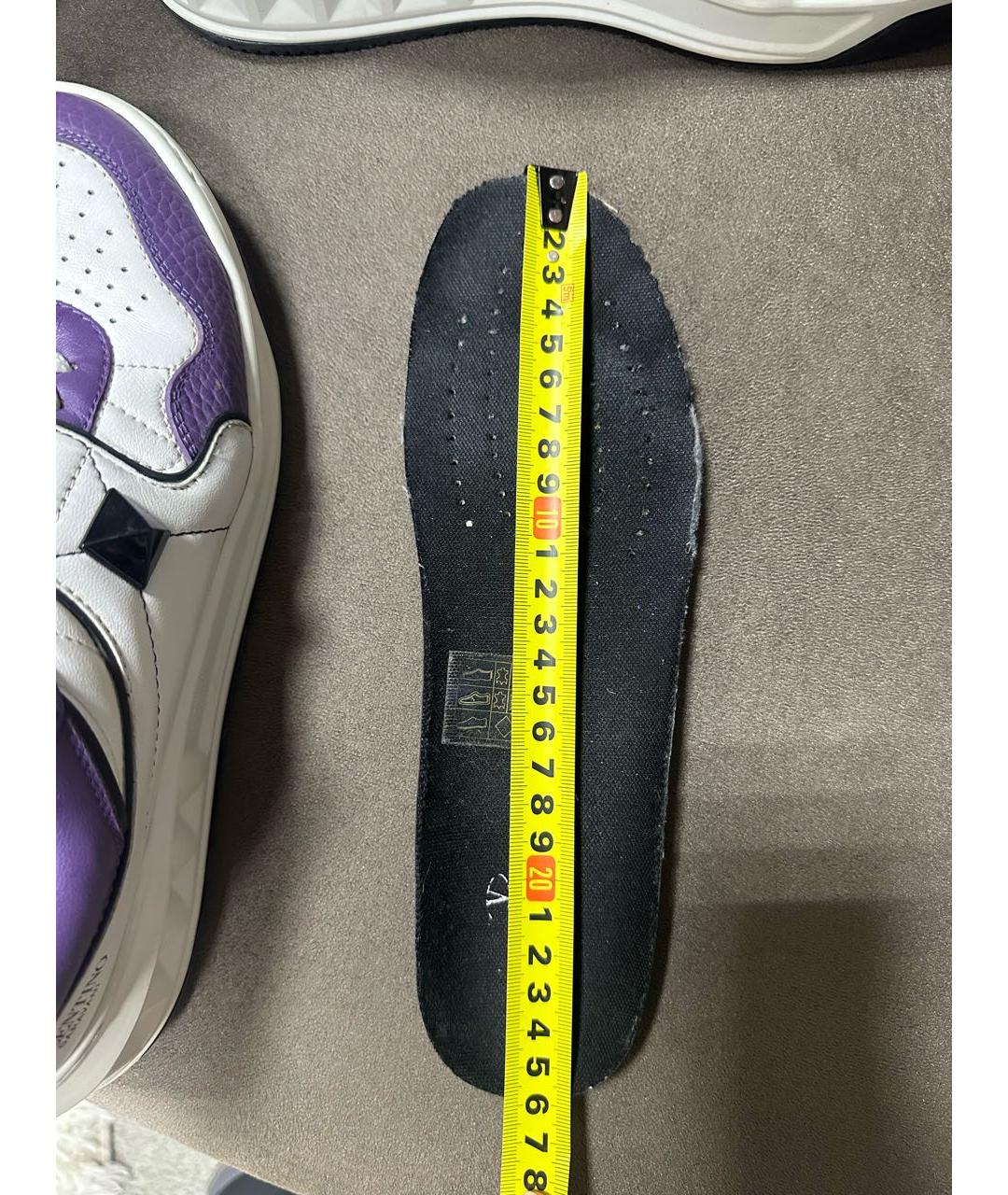 VALENTINO Мульти кожаные кроссовки, фото 5