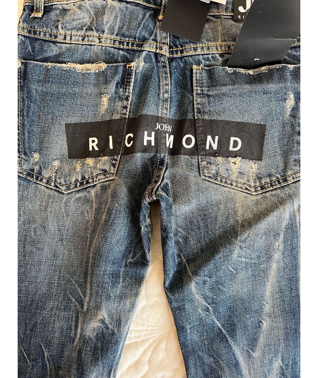 JOHN RICHMOND Темно-синие детские джинсы, фото 5