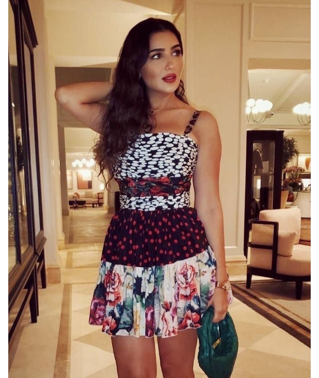 DOLCE&GABBANA Черное шелковое коктейльное платье, фото 6