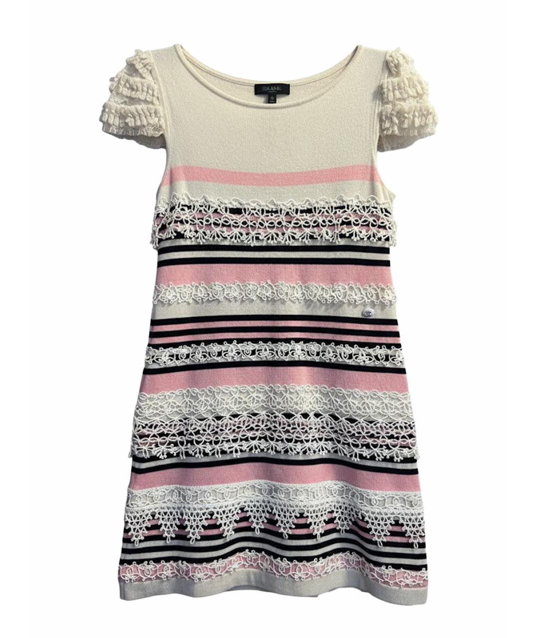 CHANEL Белое кашемировое повседневное платье, фото 7