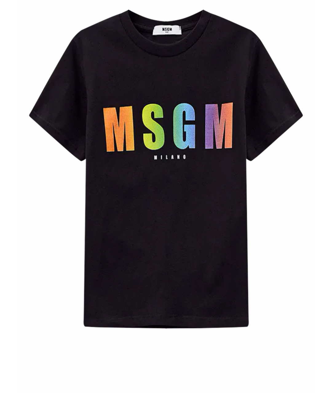 MSGM Черная детская футболка, фото 1