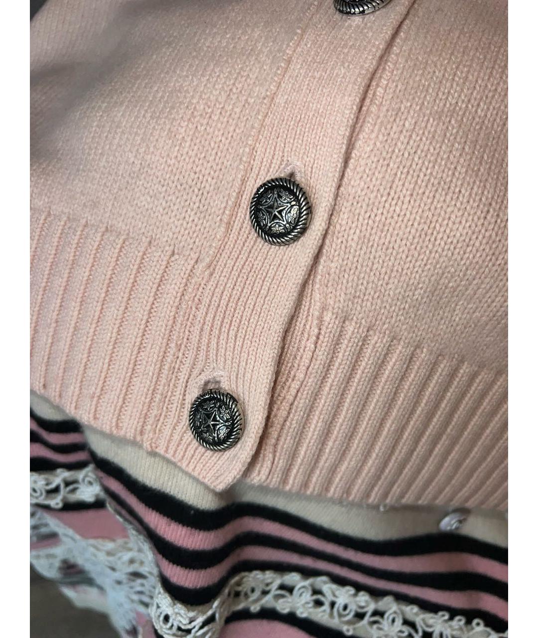 CHANEL Коралловый кашемировый кардиган, фото 5